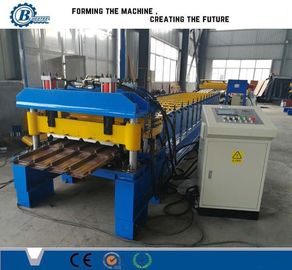 Speed Tile Roll Forming Machine with Hydraulic Cutting System and 75mm Roller Diameter