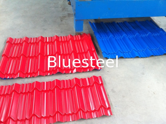 Steel Tile Roll Forming Machine with 220V/380V Voltage 15-20m/min Speed