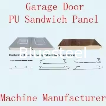 Industrial Garage Roller Door Roll Forming Machine For Steel Aluminium