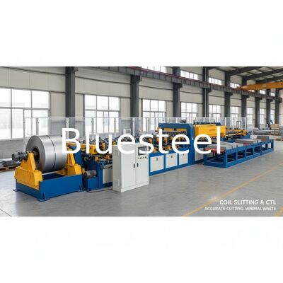 Metal Slitting Line with Carbide Slitter Blades and PLC Control for High-Precision Aluminium Slitting