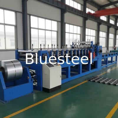 Precision Engineered Tile Roll Forming Machine with 15-20m/min Speed Cr12 Cutting Blade and 1 Inch Transmission Chain for Metal Roofing