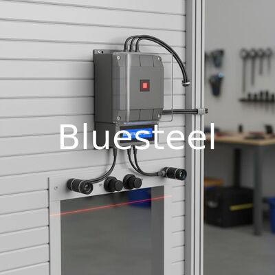 PLC Control System Roller Shutter Door Machine with Photoelectric Sensor Safety Device and 10-20m/min Speed