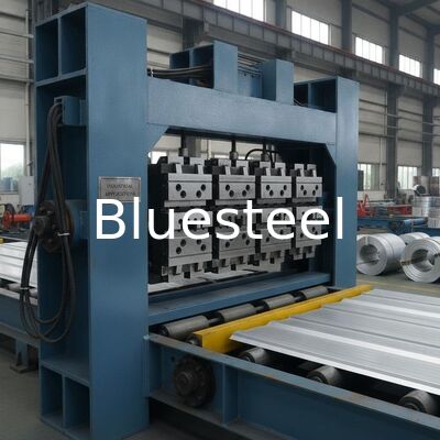 Cr12Mov Cutter Material Roof Panel Roll Forming Machine with H Beam Frame and 10-25m/min Forming Speed