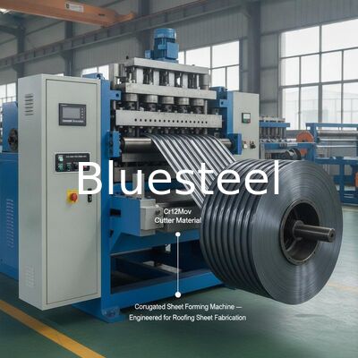 Roof Panel Roll Forming Machine with Omron Encoder Cr12Mov Cutter Material and 10-25m/min Forming Speed