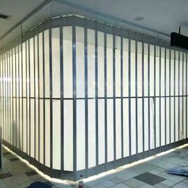 Polycarbonate Transparent Roller Shutter Door Slat , Replacement Shutter Slats