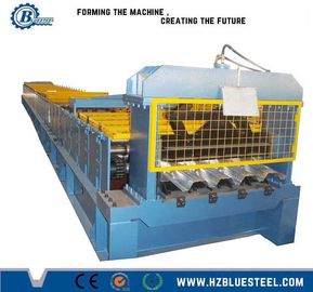 15-20m/min Speed Deck Floor Roll Forming Machine 4kw Hydraulic Power Hydraulic Cutting