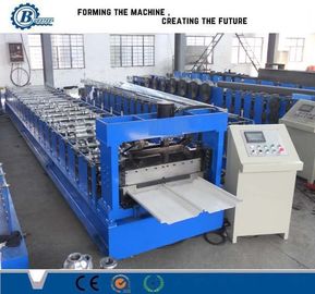 High Speed 8T Standing Seam Roll Forming Machine 45# Steel Roller Material